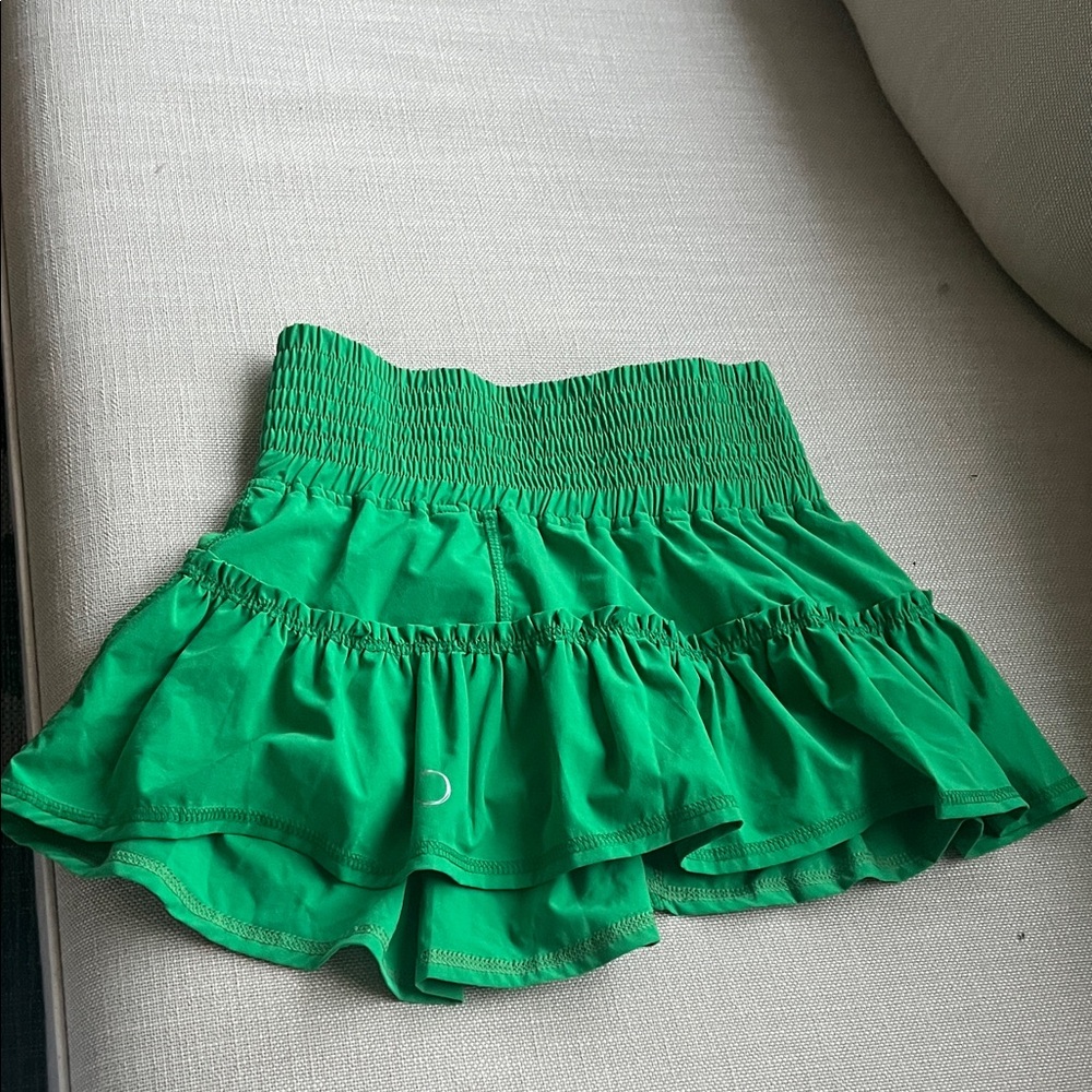 The Bubble Womens Skirt Ruffle Preppy Pickleball Golf Tennis green ruffle